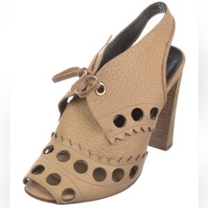 Pierre Hardy Leather Lasercut Accents Slingback Pumps